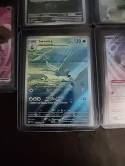 Pokemon TCG Lot: Fezandipiti ex Full Art + Swanna IR & 3 Illustration Rares NM - Image 5