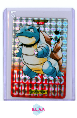BLASTOISE POKEMON 9 1996 CARDDASS VENDING HOLO JAPANESE - Image 1