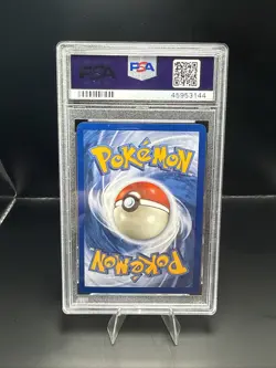 Pokemon Fossil 7/62 Hitmonlee Holo Rare - PSA 7 NM - Image 2