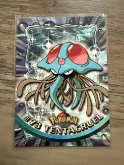 Tentacruel #73 - Non Holo Black Logo Topps Pokemon TV Animation - Image 1