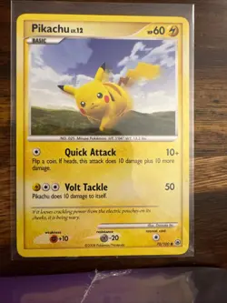 Pikachu 70/100 Common Majestic Dawn Pokemon Lightly Played - Image 1