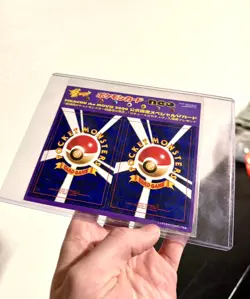 Pokemon Pikachu the Movie 2000 Promo Hitmontop & Igglybuff Japanese Unpeeled - Image 2