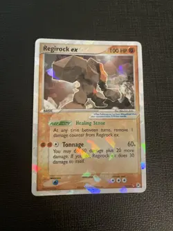 Pokemon TCG Regirock ex 98/101 Hidden Legends Holo Ultra Rare English 2004 - Image 1