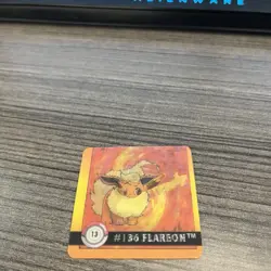 1999 Artbox Pokemon Premier Edition Action Flipz Eevee Flareon #13 Lenticular - Image 1