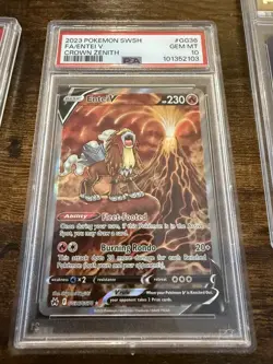 Pokemon Crown Zenith Raikou V GG41, Entei V GG36, Suicune V GG38 PSA 10 Lot - Image 4