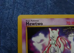 Pokemon Mewtwo 3 Black Star WB First Movie Promo 1999 TCG WOTC Pokemon - Image 2