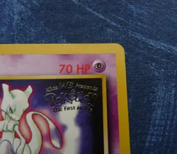 Pokemon Mewtwo 3 Black Star WB First Movie Promo 1999 TCG WOTC Pokemon - Image 3