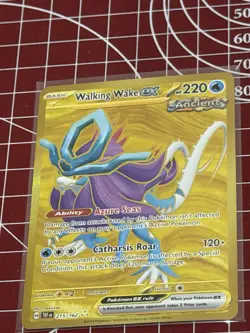 Pokemon TGC Walking Wake EX 215/162 Temporal Forces - Image 3
