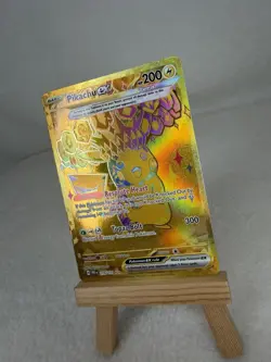 Pokemon TCG Prismatic Evolutions Pikachu EX Gold Hyper Rare 179/131 Near Mint - Image 3