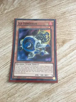 JET SYNCHRON SDSE-EN001 SUPER RARE 1ST ED YuGiOh - Image 1
