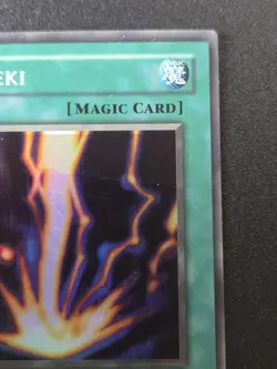 Yu-Gi-Oh! Raigeki Legend of Blue Eyes White Dragon LOB-EN053 Super Rare Unlim - Image 5