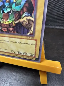 Konami Celtic Guardian LOB-EN007 Super Rare Unlimited Yu-Gi-Oh! TCG LP - Image 4