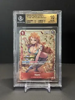 One Piece Promos Nami ST01-007 CS 2023 Championship Pristine BGS 10 - Image 1