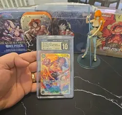 Monkey D. Luffy OP13-118 SEC Carrying on His Will ONE PIECE Pristine 10 Gold 🔥 - Image 1