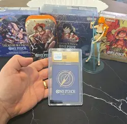 Monkey D. Luffy OP13-118 SEC Carrying on His Will ONE PIECE Pristine 10 Gold 🔥 - Image 2