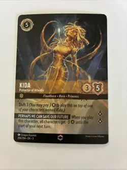 Kida Protector of Atlantis Enchanted Disney Lorcana Pack Fresh Into Protection - Image 1