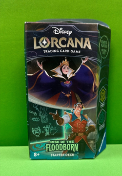 Disney Lorcana Rise of the Floodborn Starter Deck (Amber Sapphire) Sealed - Image 1