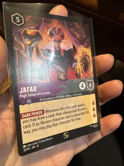 Disney Lorcana - Jafar High Sultan Of Lorcana - Tournament Participation Promo - Image 2