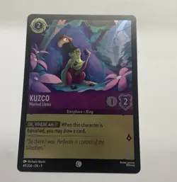 Disney Lorcana - Kuzco - Wanted Llama (Epic) - 209/204 - Fabled (Holo) - Image 1