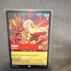 Disney Lorcana Turbo - Royal Hack Character Shimmering Skies 106/204 - Image 1