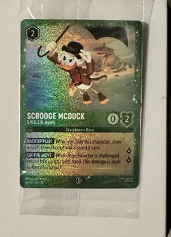 Disney Scrooge McDuck S.H.U.S.H. Agent Foil Card 36/P3 Disney Lorcana Promo TCG - Image 1