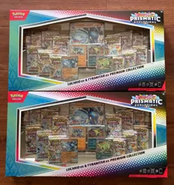 Pokemon Lucario Ex Tyranitar Ex Premium Collection Prismatic Evolution Lot of 4 - Image 1