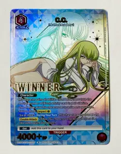 C.C. C2 Winner Union Arena Champion Promo English CGH-1-077 Code Geass Card - Image 1