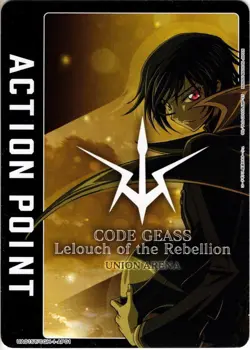 Sale! Union Arena TCG CODE GEASS Action point card UA01BT/CGH-1-AP01 Japanese - Image 1