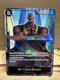 Mr.1 (Daz.Bonez) (Alternate Art) OP14-090 The Azure Sea's Seven Foil - Image 1