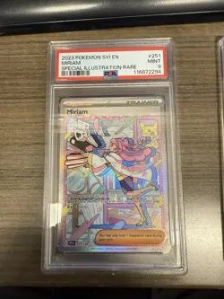 PSA 9 Pokemon SVI EN Scarlet & Violet Base Set SIR Holo Miriam 251/198 MINT!! - Image 1
