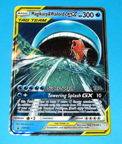 Pokemon Magikarp & Wailord GX SM166 Jumbo Card Holo Regular - Image 1