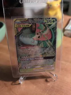 Venusaur & Snivy GX 1/236 Tag Team From Cosmic Eclipse. Near Mint-Mint Card. - Image 2
