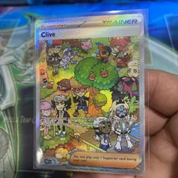 Pokemon TCG Clive 236/091 Paldean Fates Special Illustration Rare Card SIR NM - Image 2