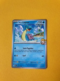 50/182 Misty’s Lapras : Common Card :Destined Rivals :Pokemon TCG - Image 1