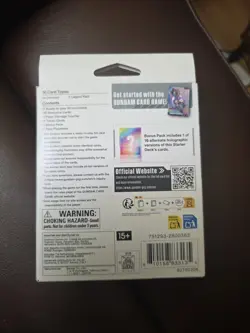 Gundam Card Game - Starter Deck ST01 HEROIC BEGINNINGS - Factory Sealed English - Image 2