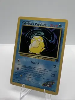 Sabrina’s Psyduck Gym Challenge Set 99/132 TCG Pokemon Card 1999 Vintage NM - Image 2