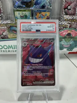 Pokemon TCG Gengar EX Temporal Forces Ultra Rare Card 193/162 PSA 10 - Image 1