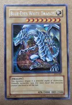 Yu-Gi-Oh! Blue-Eyes White Dragon Limited Edition Secret Rare Card PCK-001 - Image 1