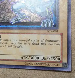 Yu-Gi-Oh! Blue-Eyes White Dragon Limited Edition Secret Rare Card PCK-001 - Image 5