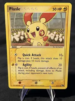 Plusle Pop Series 3 Regular Card 5/17 NM Condition - Image 1