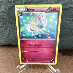 Pokemon TCG Card Lot - 9x Sylveon, Leafeon, Eevee, Flareon - Eeveeloutions Lot - Image 1