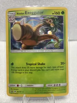 ALOLAN EXEGGUTOR 2a/131 LP COSMO HOLO FORBIDDEN LIGHT PROMO POKEMON CARD TCG - Image 1