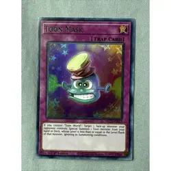 Yugioh Toon Mask DLCS-EN079 Ultra Rare 1st Ed Green NM - Image 1
