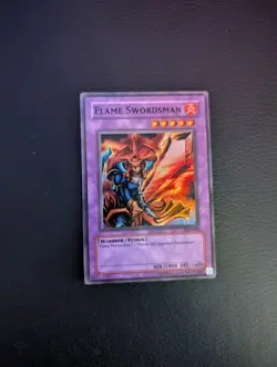 Yu-Gi-Oh Flame Swordsman Holo LOB-003 - Image 1