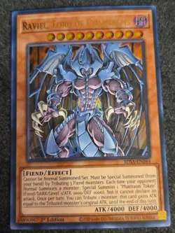 Yugioh Raviel, Lord Of Phantasms SDSA-EN044 Ultra Rare 1st Ed NM - Image 1