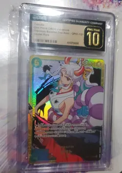 One Piece Yamato OP01-121 SEC Japanese PRB-01 CGC 10 PRISTINE Gold Label - Image 5