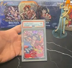 One Piece PSA 9 Monkey D. Luffy New Year Promo Chinese Limited OP Exclusive - Image 1