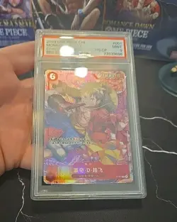 One Piece PSA 9 Monkey D. Luffy New Year Promo Chinese Limited OP Exclusive - Image 3