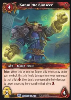 World of Warcraft TCG Kahul the Sunseer - War of the Ancients 134/240 - Image 1