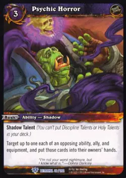World of Warcraft TCG Psychic Horror - Betrayal of the Guardian 36/202 - Image 1